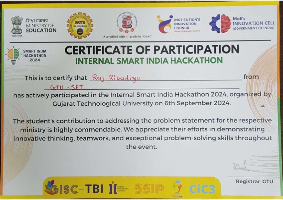 Smart India Hackathon